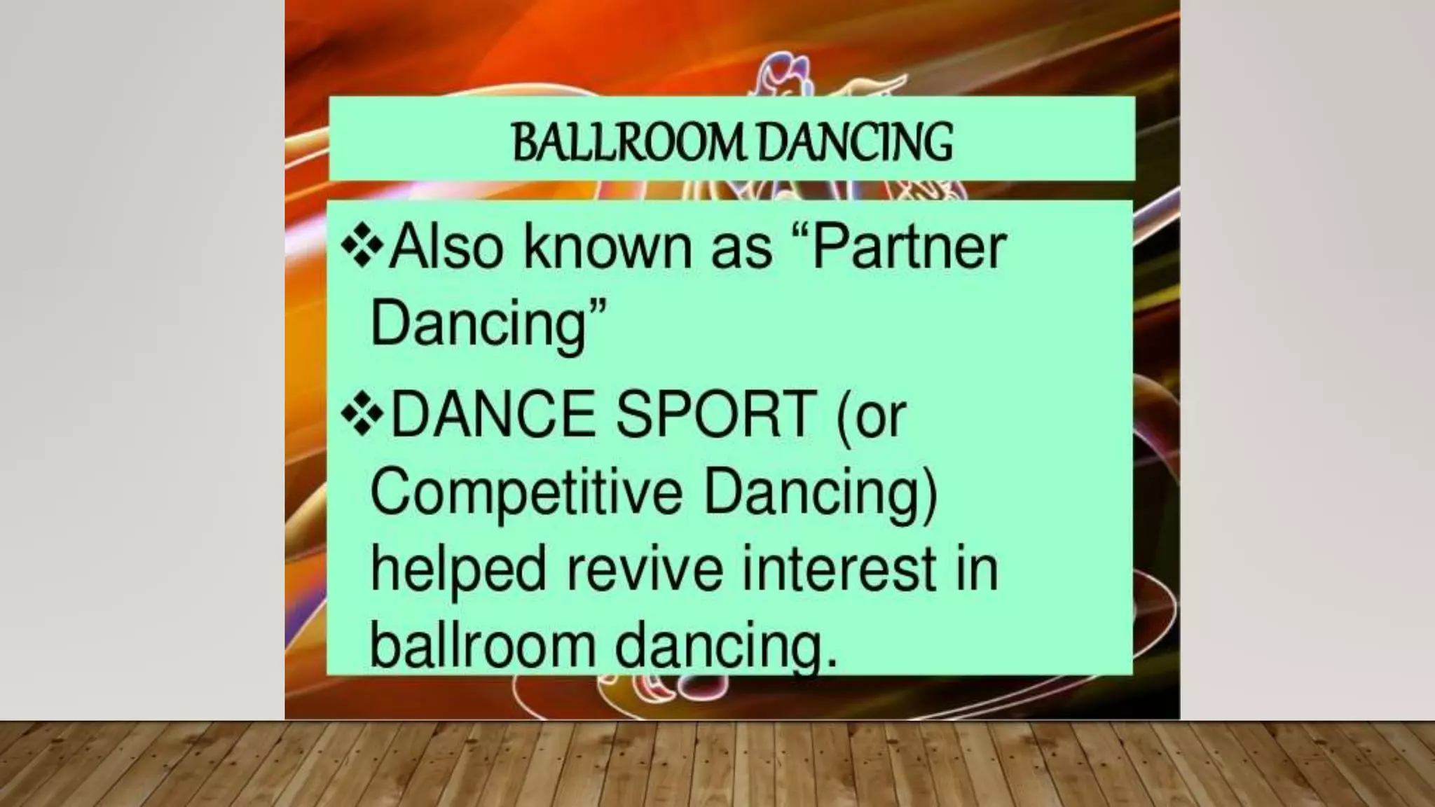 Types of Ballroom Dancing