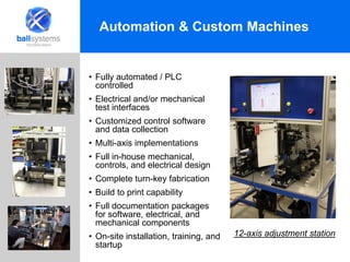 Ball Systems Overview