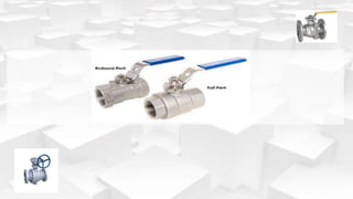 BALL VALVES AND THEIR INDUSTRIAL USES BASED ON THEIR TYPES.pptx
