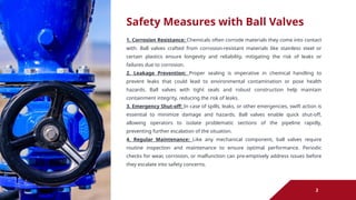 Importance of Regular Maintenance in ball valves | PPTX