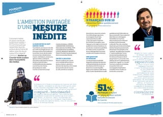 6
BALmétrie / Tous les résultats d’audience du courrier publicitaire
7
POURQUOI
BALMÉTRIE?
Commentmettre
enplaceuneétude
totalementinédite ?
Encommençantpar
rassemblertousles
acteursdelachaînede
valeur,pourlesréunir
autourd’unobjectif
commun :donnerau
Courriertoutesaplace
dansl’écosystème
desmédias.
LARENCONTREDESEPT
SAVOIR-FAIRE
Toutd’abord,unemesuren’estutile
quesielleestpartagéepartous.Les
principauxacteursdelaprofession
sesontdoncréunisafindemettre
encommunleurvolontéetleurs
moyens :distributeurs,annonceurs,
agencesmédias,syndicatset
associationsregroupantlesacteurs
clésdelachaînedevaleur.
LeGIEbénéficieainsidesexpertises
couvranttousleschamps
delapratiquedumédia
Courrierautraversdesessept
membresfondateurs :ADREXO,
L'OBSERVATOIRECOMMEDIA(ex-
ObservatoireduHorsMédia),CRTM
(ClubdeRechercheTousMédias),
LAPOSTE,MEDIAPOST,MEDIAPOST
PUBLICITÉetSNCD(SyndicatNational
delaCommunicationDirecte).
UNDÉFIÀRELEVER
Mesurerl’audienceduCourrier
estunvéritabledéfiquitienten
plusieursfacteurs :garantirla
précisiondesréponses,tenircompte
detouslesformatsdeCourrier
et,enfin,prendreencomptela
diversitédelanaturedescontacts.
Uneméthodologierigoureuse,
accompagnéedepré-tests,
apermisderelevercedéfi.
LeGIEafaitappelàl’expertise
duCESPdèssaconception,pour
s’appuyersurlesrèglesetnormesde
qualitédelamesured’audience.Ila
ensuitetenucomptedelaspécificité
dumédiaCourrier,enparticulier
desonhétérogénéitéetdutemps
variableentreréceptionetlecture.
UNEQUESTION
DEMÉMOIRE
L’undesprincipauxécueilsétait
degarantirlaprécisiondesréponses
enlimitantlesbiaisliésàlamémoire.
Deuxfacteursentrenticienjeu :la
lectured’unCourrierestparfois
fugace,etsonaudiences’étaledansle
temps.Iladoncétédécidéderecueillir
51%desFrançaisaccordent
leurpleineattention(activité
exclusive)àlalecture
duCourrier.
(SelonuneétudedeTNSSofresdatantde2011).
quotidiennementl’informationsur
8joursconsécutifs(7joursseulement
étantretenus)eninterrogeant
l’échantillonsurcequ’ilalu.
Ilfautensuitepouvoirembrasser
lemédiaCourrierdanstoute
sadiversité.Pourcela,unephase
depré-testapermisdecernerlafaçon
dontlesFrançaisleperçoiventetle
dénomment.Parexemple,lemot
“publicité”estpréférédansl'enquête
à“imprimépublicitaire”,terme
consacréparlesprofessionnels.
Demême,lesFrançaisnedisent
pasqu’ilsont“lu”unCourrier,mais
plutôtqu’ilsl’ont“luattentivement”,
simplement“regardé”ou“survolé”.
Pourtenircomptedecesrésultats,
lesquestionnairessont
accompagnésd’explications
complètesettrèsvisuellessur
lesdonnéesconcernées.
9FRANÇAISSUR10
relèventleurCourrierquotidiennement
(SelonuneétudedeTNSSofresdatantde2011).
L’AMBITIONPARTAGÉE
D’UNEMESURE
INÉDITE
SylvieJoseph,
Directrice
Marketing,
Direction
duCourrier
deLaPoste.
DidierBeauclair,
Vice-Présidentdu
CRTM(Clubde
RechercheTous
Médias).Directeur
médiasetrelations
agencesUDA.
Le dispositif d’étude et de mesure du Courrier est déjà
très complet, notamment en matière d’efficacité, mais
il est toujours considéré comme “hors média”. Ce que
nous voulons, avec BALmétrie, c’est que le Courrier soit
comparéet benchmarképar rapport aux autres médias. Cela induira des
changements en matière de marketing relationnel,
mais aussi, et surtout, dans l’écosystème des
médias. Le Courrier va s’intégrer complètement
dans le monde des agences média, avec de véritables
outils de médiaplanning.
BALmétrie vient combler
un manque important :
désormais, les annonceurs
et leurs agences vont
pouvoir évaluer le niveau d’
exposition
de leurs cibles à leurs
campagnes Courrier.
L’outil de médiaplanning
va leur permettre
d’améliorer les
performances de leurs
dispositifs, rendant leurs
investissements plus
efficaces, parce que plus
pertinents. En choisissant
de se confronter aux autres
médias, le Courrier a
entrepris une démarche
courageuse et nécessaire,
qui constituera un nouvel
argument pour
convaincreles annonceurs.
Balmetrie_ok.indd 6-7 21/05/13 12:31
 