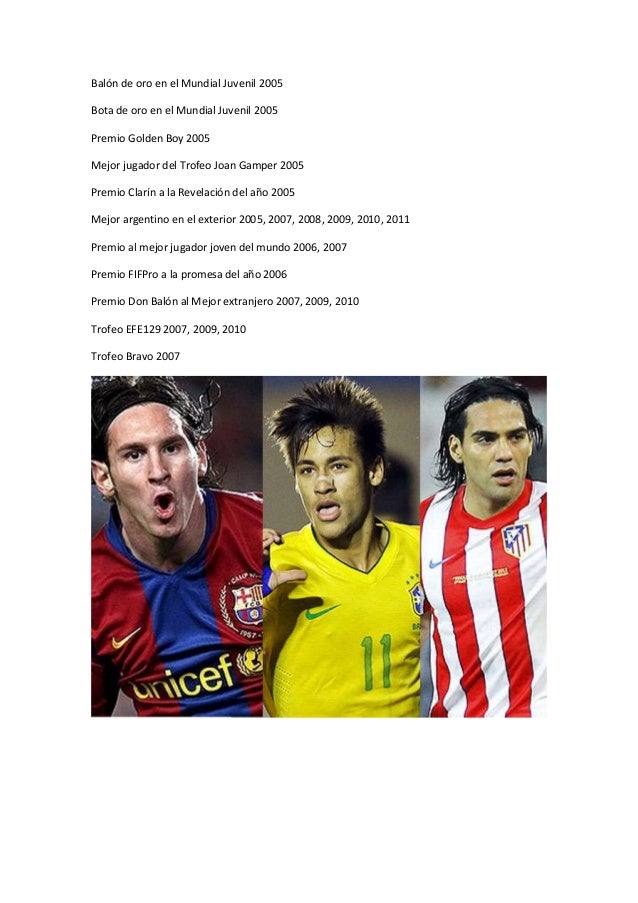 Balón de oro en el mundial juvenil 2005