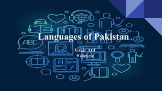 Languages of Pakistan
Uzair Atif
9 olevels
 