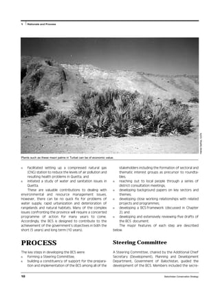 Balochistan conservation strategy
