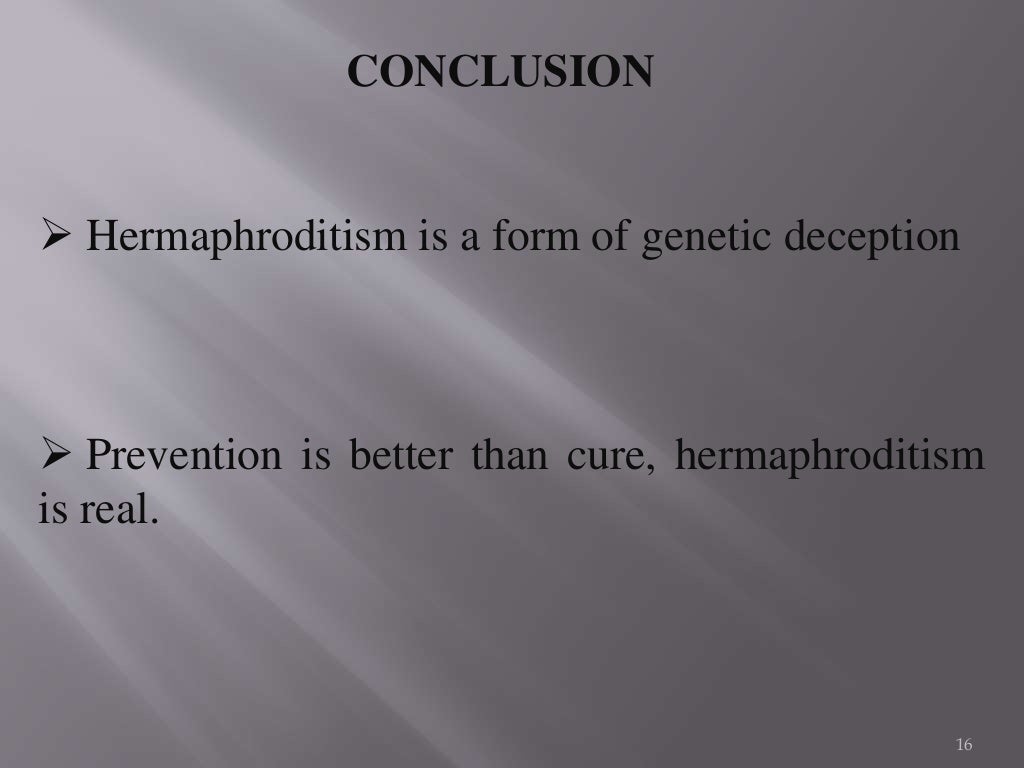 Hermaphroditism