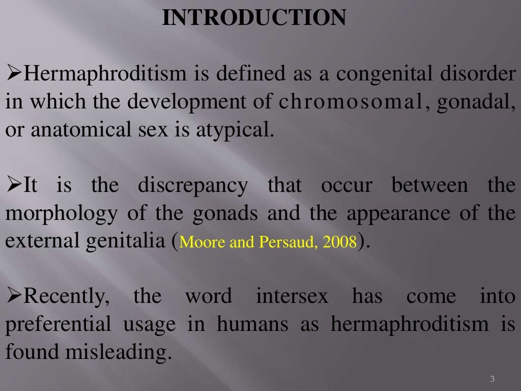 Hermaphroditism