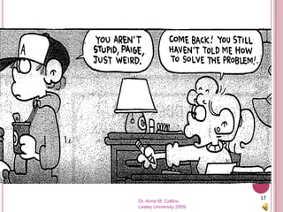 17Dr. Anne M. Collins                                   Lesley University 2009