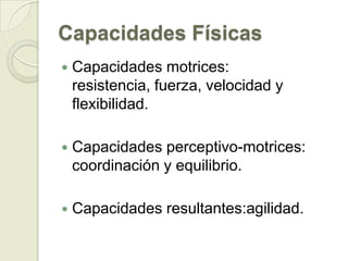 3. Carreras, con elevación de rodillas, con cambios de velocidad