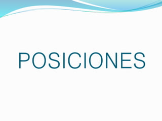 POSICIONES 
 
