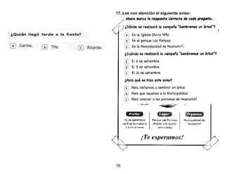 17. Lee con atención el siguiente aviso:
18.
 