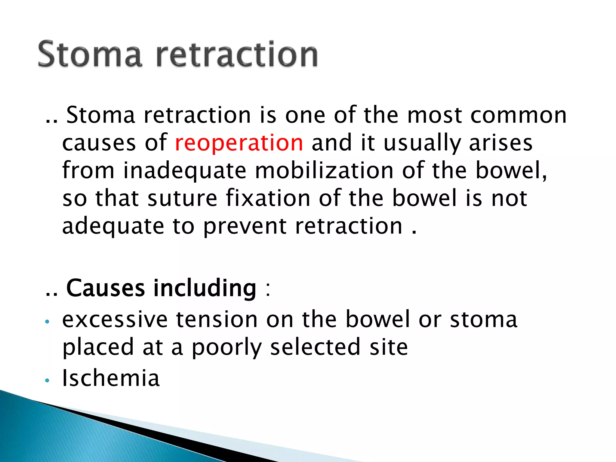 complications of colostomy | PPTX