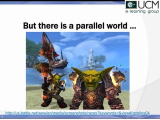 But there is a parallel world …
11
http://us.battle.net/wow/en/media/screenshots/races?keywords=&view#/goblins04
 