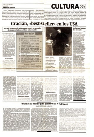 1992. Baltasar Gracián, "best-seller" en los USA