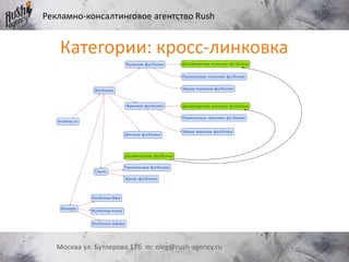 Рекламно-консалтинговое агентство Rush
Москва ул. Бутлерова 17б m: oleg@rush-agency.ru
Категории: кросс-линковка
 