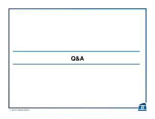 19 BALTIC TRADING LIMITED
Q&A
 