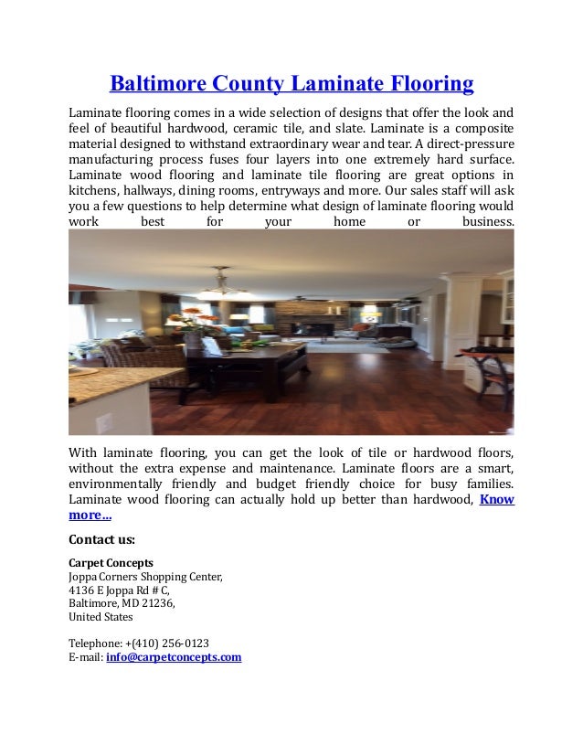 Baltimore County Laminate Flooring