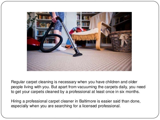 Professional Carpet Cleaning in Baltimore