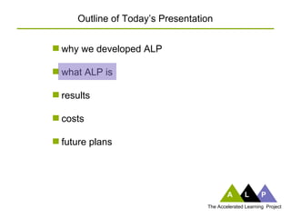 Accelerated Learning Program | PPT