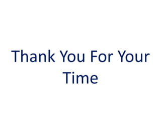 Thank You For Your
Time
 
