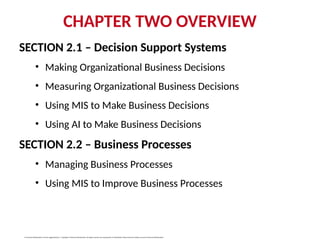 Decision Support Systems and Business Process Management for Value ...