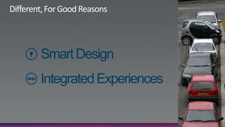 Smart Design
Integrated Experiences


            Photo by: Andrew Butitta, Founder, Talisman Digital Photography
 