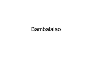 Bambalalao 