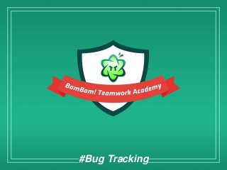 #Bug Tracking
 