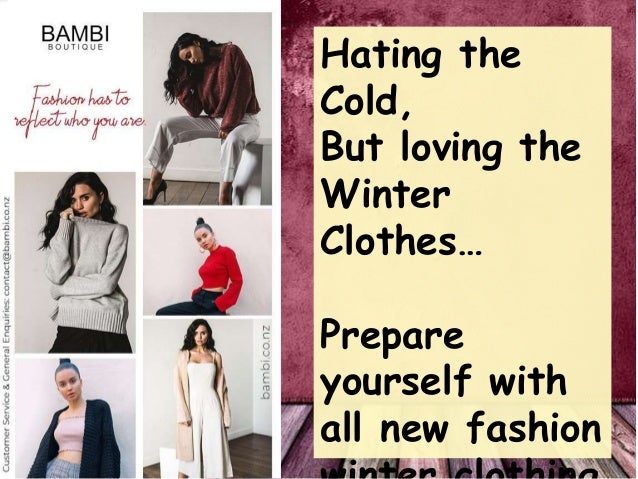 winter clothes online shopping
