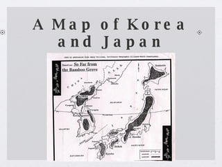 A Map of Korea and Japan 