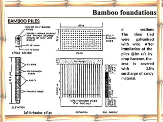 BAMBOO CONSTRUCTION, TECHNIQUES AND JOINTINGS | PPTX