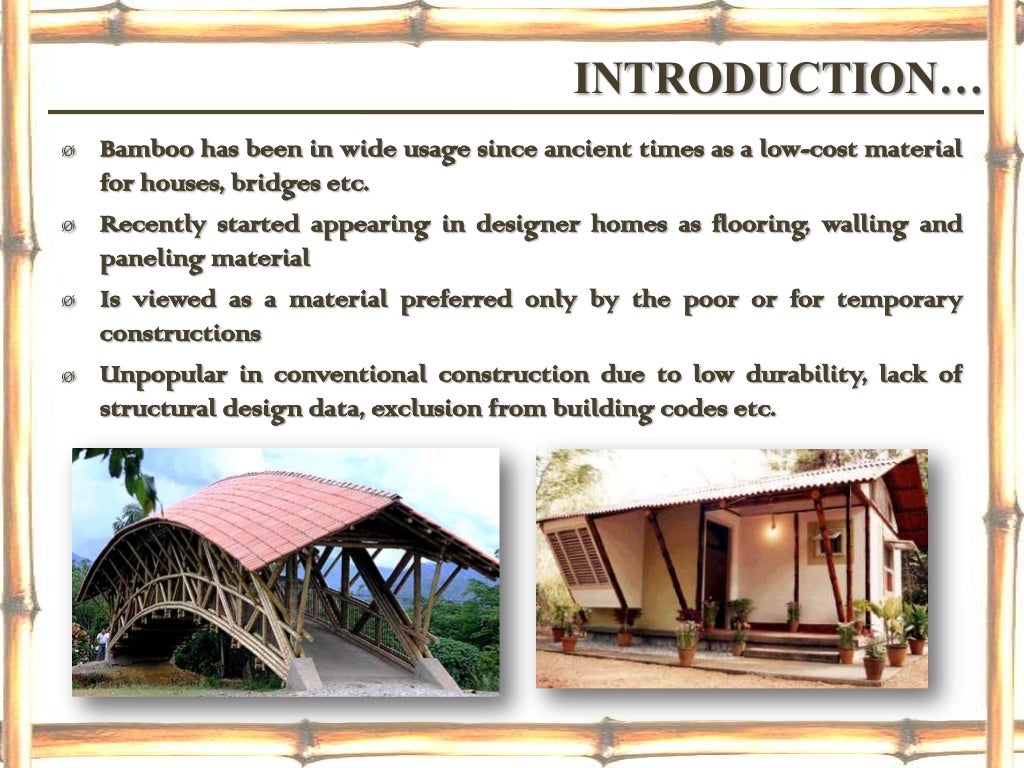 Bamboo construction (final ppt)