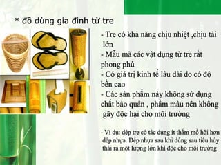 Bamboo - People - Environment