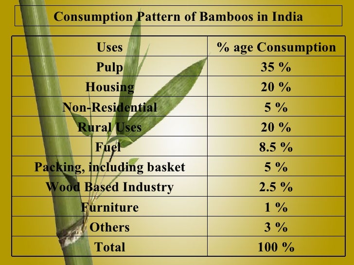 Bamboo Resouce In India
