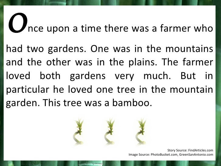 The Story of the Bamboo