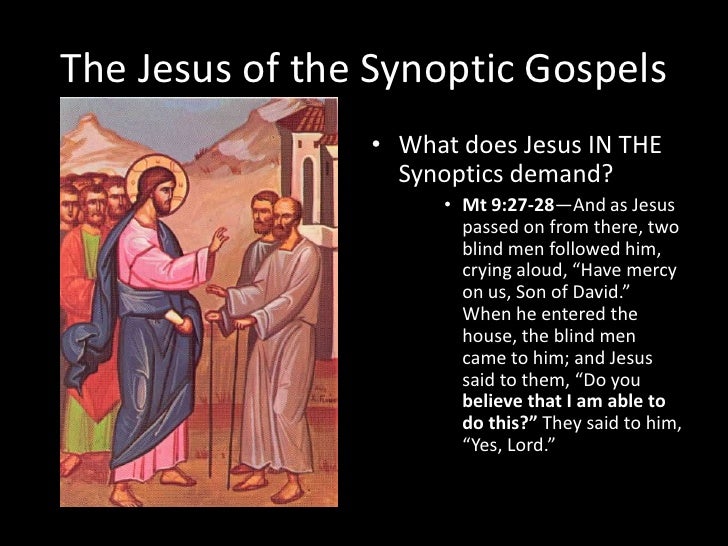 Bible Alive "Faith in the Synoptic Gospels & Acts"