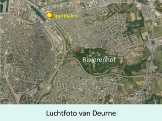 Luchtfoto van Deurne Sportpaleis Rivierenhof 