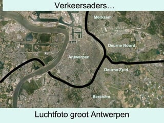 Merksem Deurne Noord Deurne Zuid Berchem Antwerpen Luchtfoto groot Antwerpen Verkeersaders… 