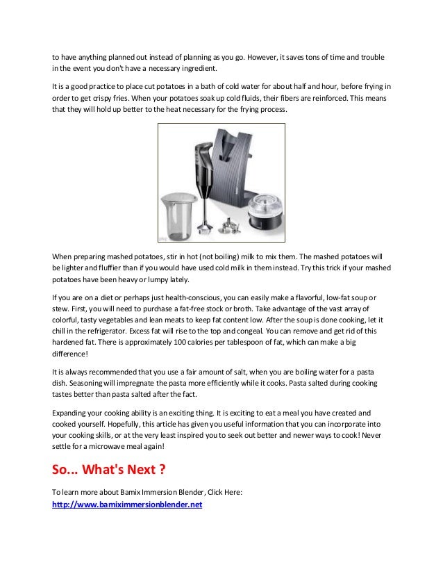 Bamix immersion blender