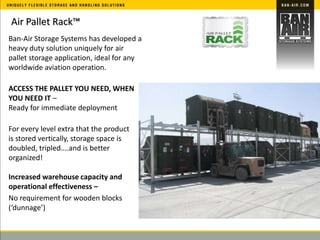 Ban-Air Storage Systems Product Overview (Instantly Adjustable Racking ...