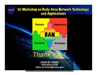 Business      Applications



            BAN
Standards     Technology
 