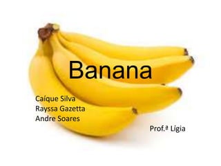 Banana
Caíque Silva
Rayssa Gazetta
Andre Soares
Prof.ª Lígia
 