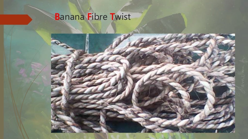 Banana fiber reinforced composite material