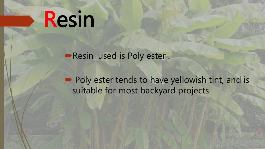 Banana fiber reinforced composite material