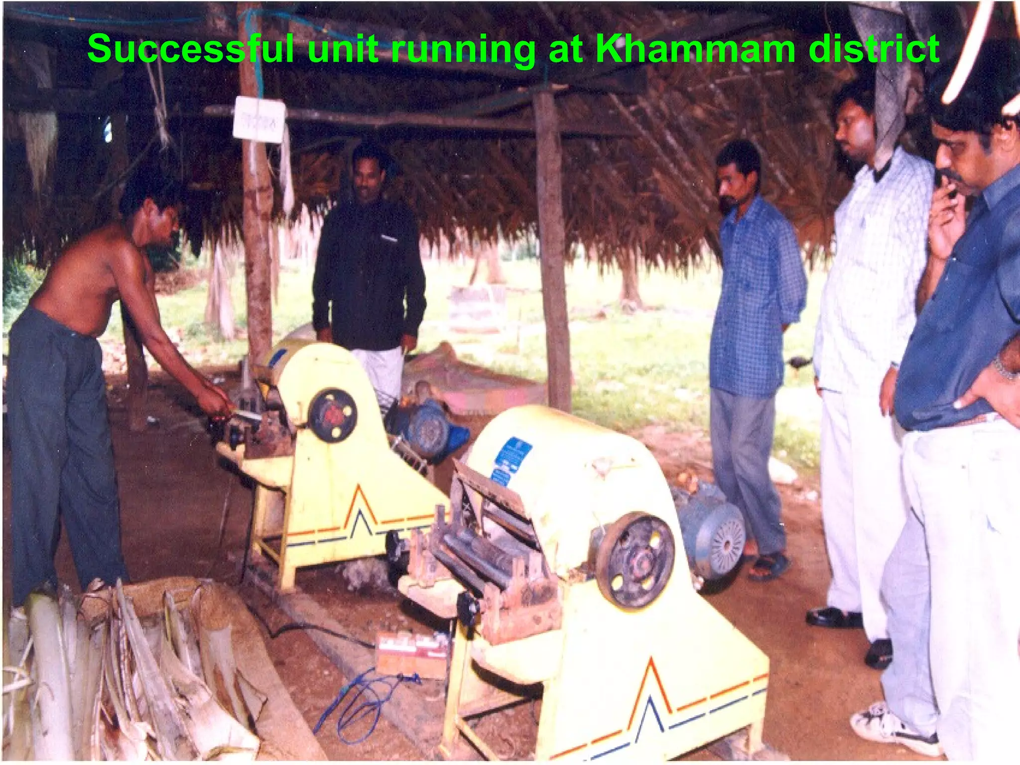 Successful unit running at Khammam district
 