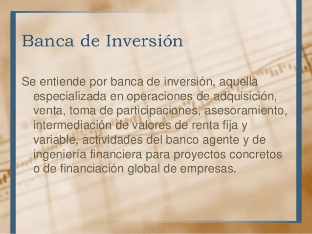 banco de inversion banca de inversi 243 n banco de inversion banca de inversi 243 n