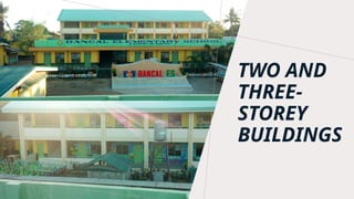 TWO AND
THREE-
STOREY
BUILDINGS
 