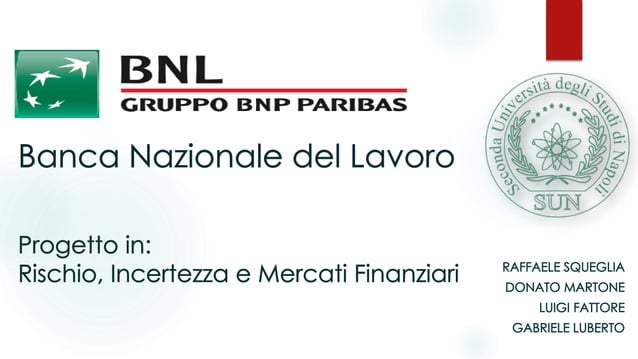 Banca Nazionale del Lavoro | PPT