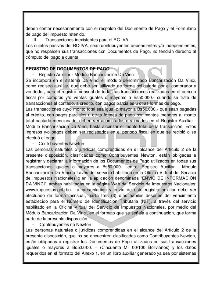 Bancarizacion bancarizacion