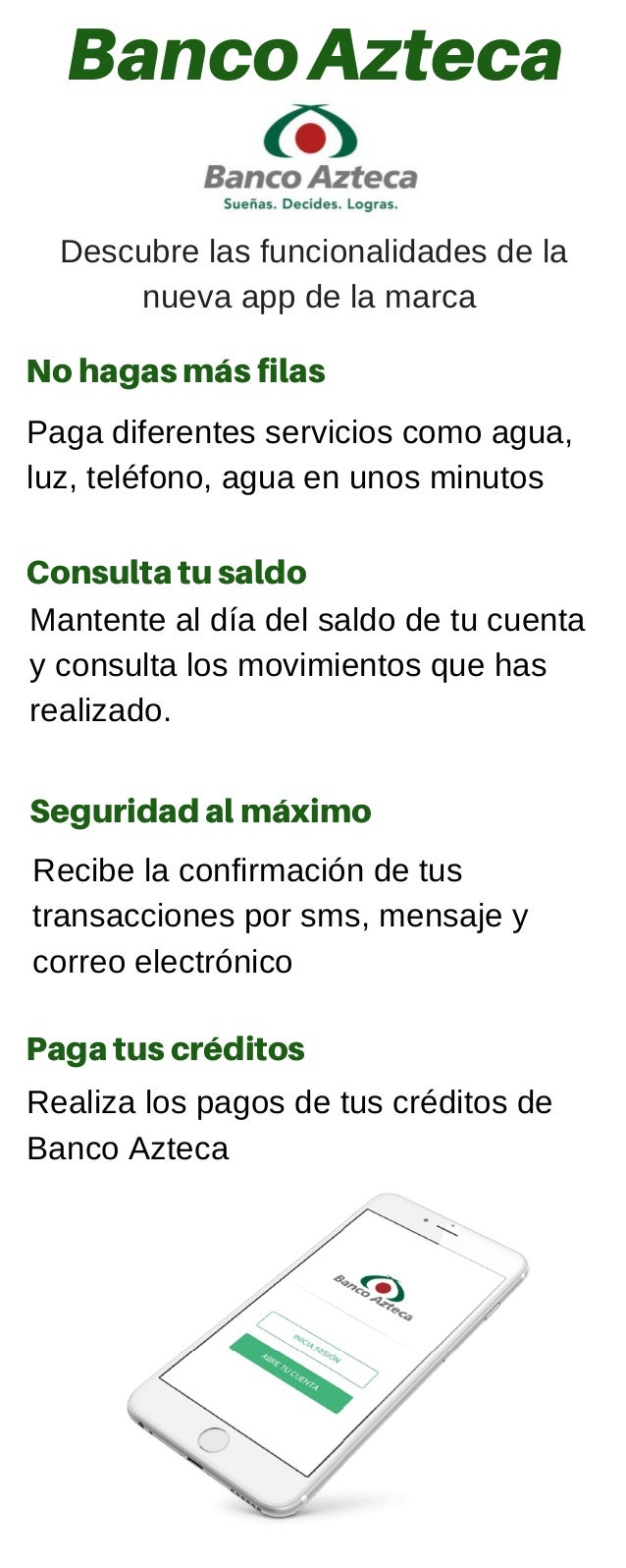 Banco azteca: su nueva app para olvidarte de las filas
