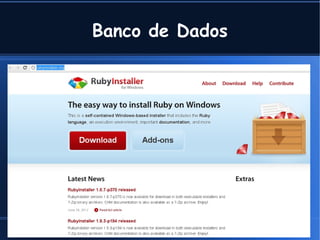 Banco de Dados




         Cleber @ Tavares Junior .com
 